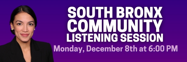 Bronx Community Listening Section RSVP | U.S. House of Representatives