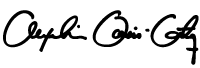 Alexandria Ocasio-Cortez Signature